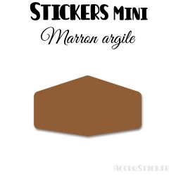 8 Etiquettes 8 cm - Stickers étiquettes gommettes