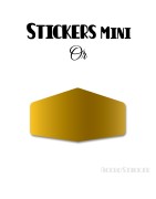 8 Etiquettes 9 cm - Stickers étiquettes gommettes