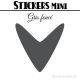 64 Flèches 3 cm - Stickers mini gommettes
