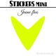 64 Flèches 3 cm - Stickers mini gommettes