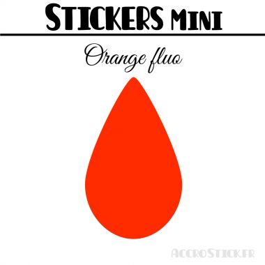 24 Gouttes d'eau 3.5 cm - Stickers mini gommettes