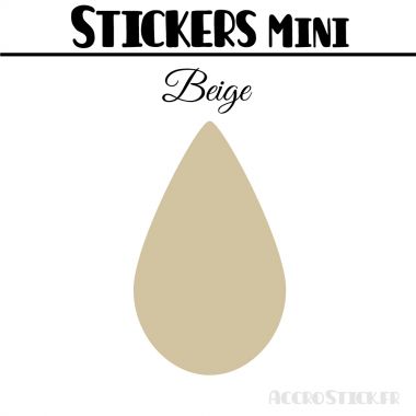 16 Gouttes d'eau 4 cm - Stickers mini gommettes