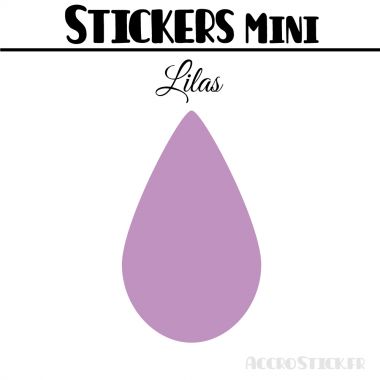 16 Gouttes d'eau 4 cm - Stickers mini gommettes