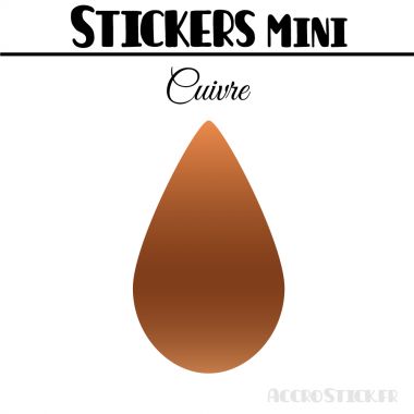 8 Gouttes d'eau 5 cm - Stickers mini gommettes