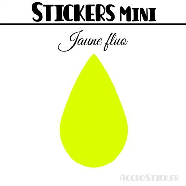 8 Gouttes d'eau 5 cm - Stickers mini gommettes