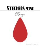 8 Gouttes d'eau 5 cm - Stickers mini gommettes
