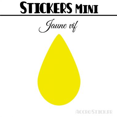 8 Gouttes d'eau 6 cm - Stickers mini gommettes