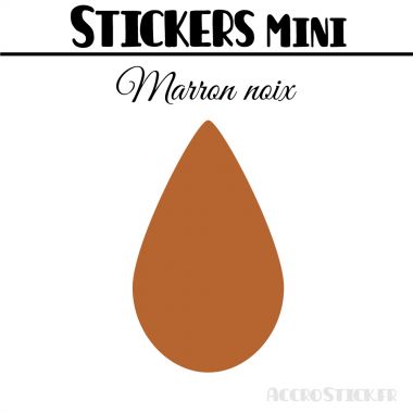 8 Gouttes d'eau 6 cm - Stickers mini gommettes