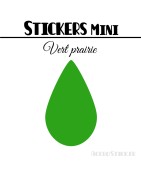 8 Gouttes d'eau 6 cm - Stickers mini gommettes