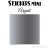 48 Carrés 3.2 cm - Stickers mini gommettes
