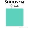 48 Carrés 3.2 cm - Stickers mini gommettes