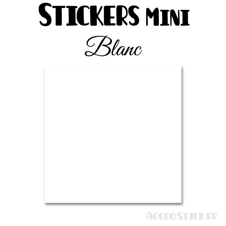 16 Carrés 4 cm - Stickers mini gommettes