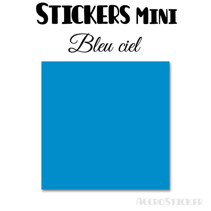 16 Carrés 4 cm - Stickers mini gommettes