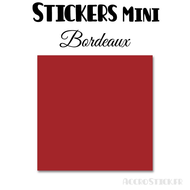 16 Carrés 4 cm - Stickers mini gommettes