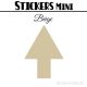 624 Flèches 0,8 cm - Stickers mini gommettes