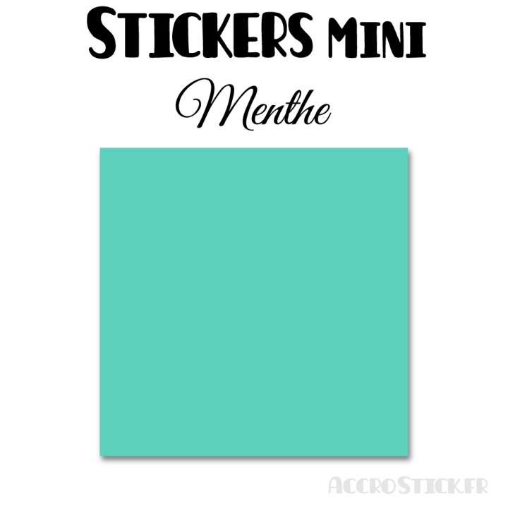 16 Carrés 4 cm - Stickers mini gommettes