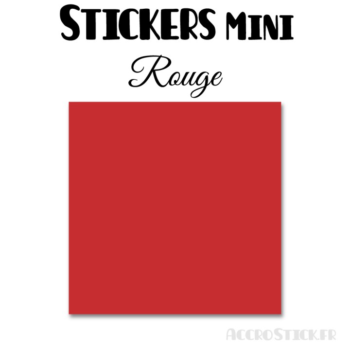 16 Carrés 4 cm - Stickers mini gommettes