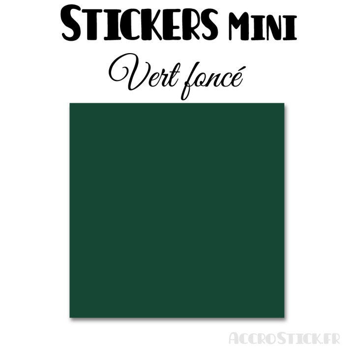 16 Carrés 4 cm - Stickers mini gommettes