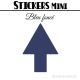 624 Flèches 0,8 cm - Stickers mini gommettes