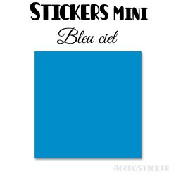 8 Carrés 5 cm - Stickers mini gommettes