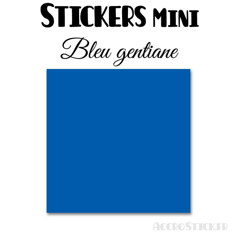 8 Carrés 5 cm - Stickers mini gommettes