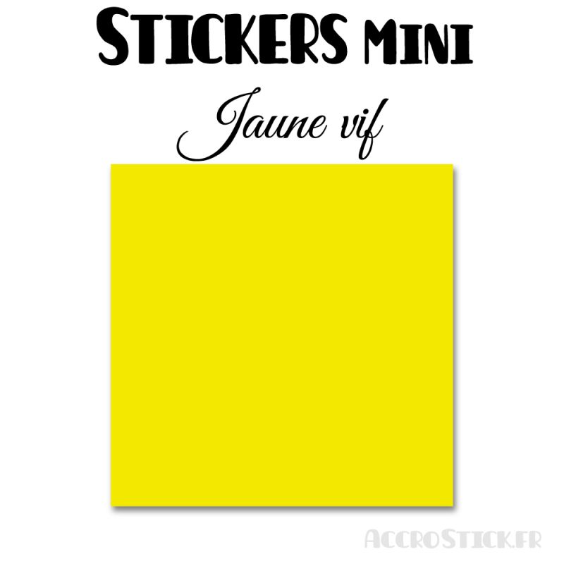8 Carrés 5 cm - Stickers mini gommettes