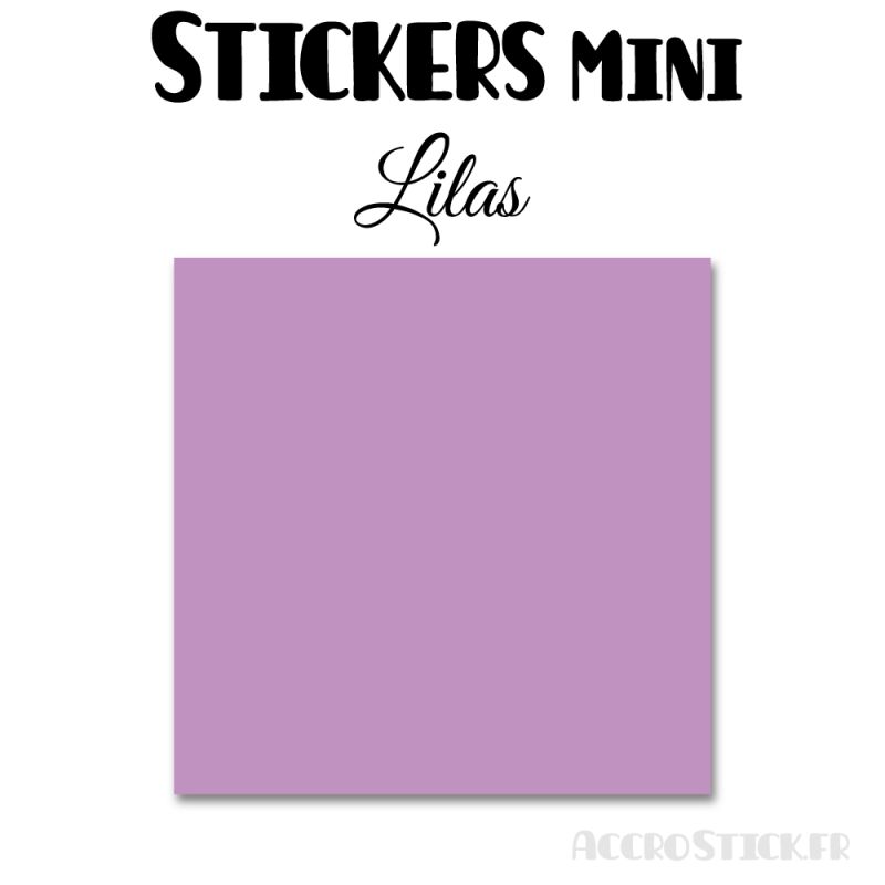 8 Carrés 5 cm - Stickers mini gommettes