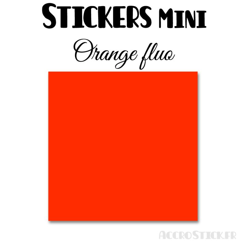 8 Carrés 5 cm - Stickers mini gommettes