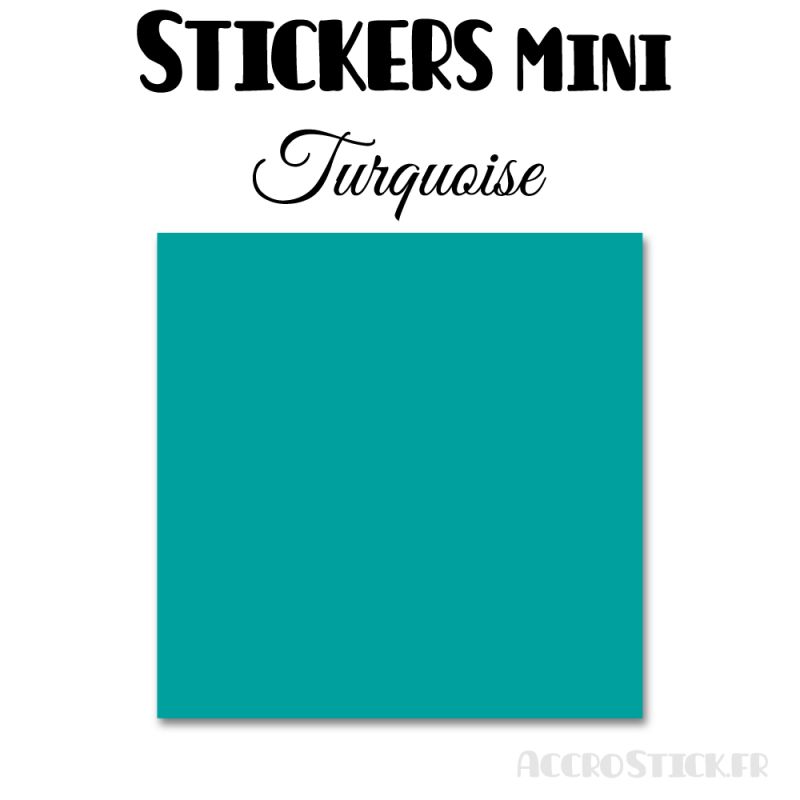 8 Carrés 5 cm - Stickers mini gommettes