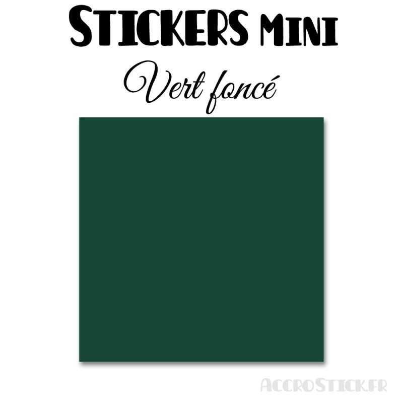 8 Carrés 5 cm - Stickers mini gommettes
