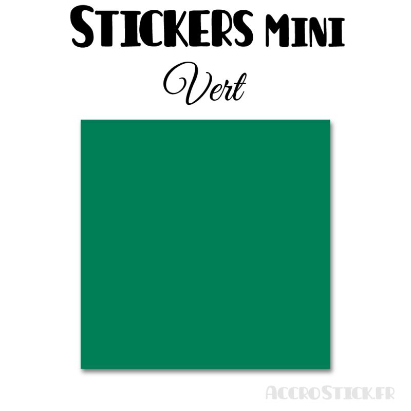 8 Carrés 5 cm - Stickers mini gommettes