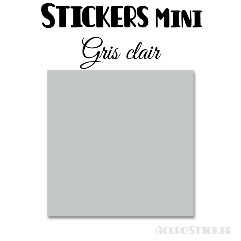 8 Carrés 6 cm - Stickers mini gommettes