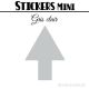 624 Flèches 0,8 cm - Stickers mini gommettes