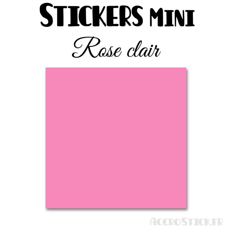 8 Carrés 6 cm - Stickers mini gommettes