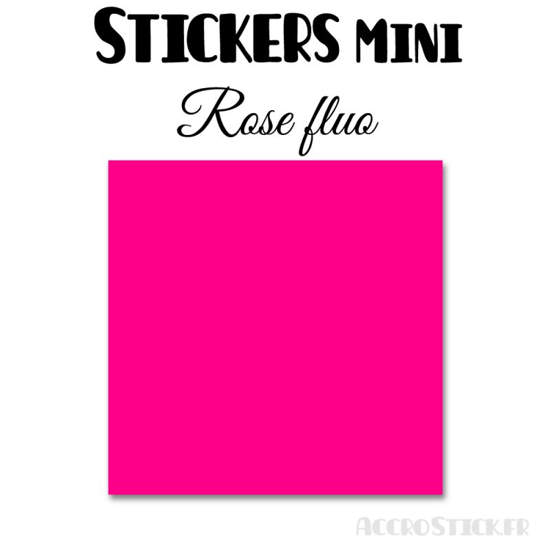 8 Carrés 6 cm - Stickers mini gommettes