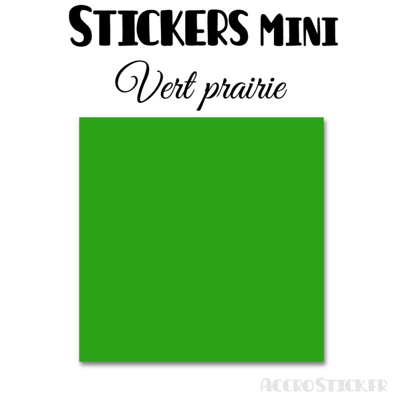 8 Carrés 6 cm - Stickers mini gommettes