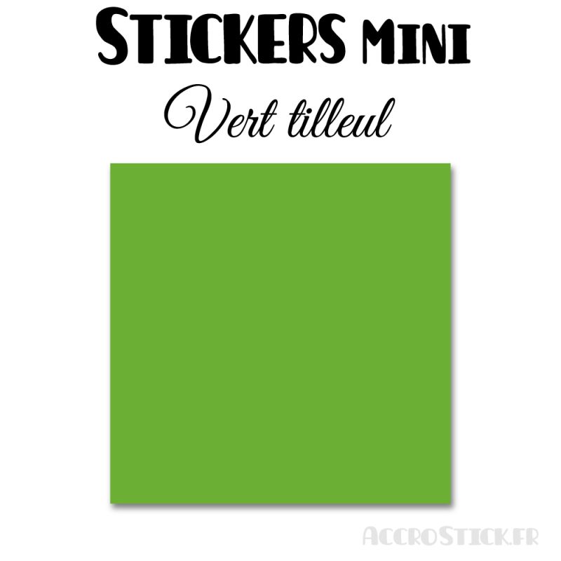8 Carrés 6 cm - Stickers mini gommettes
