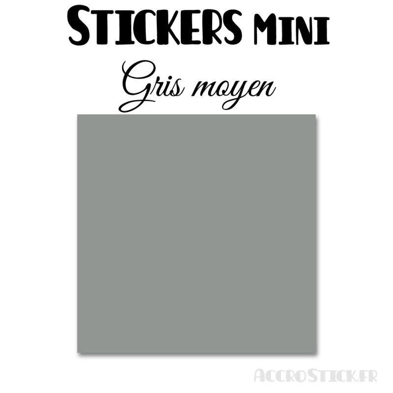 8 Carrés 7 cm - Stickers mini gommettes