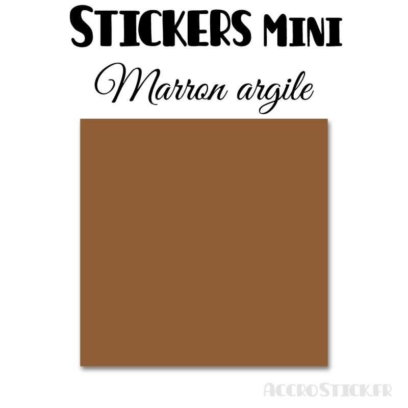 8 Carrés 7 cm - Stickers mini gommettes