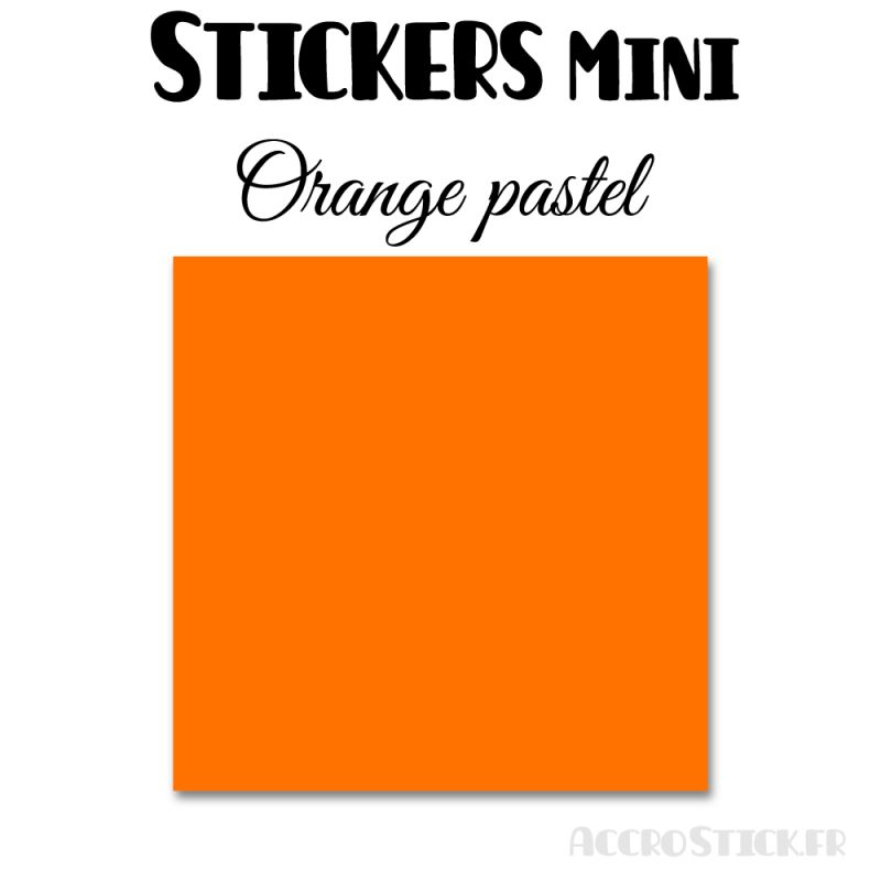 8 Carrés 7 cm - Stickers mini gommettes