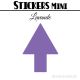 624 Flèches 0,8 cm - Stickers mini gommettes