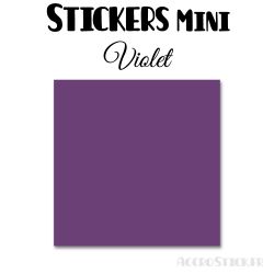 8 Carrés 7 cm - Stickers mini gommettes