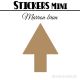 624 Flèches 0,8 cm - Stickers mini gommettes