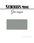 48 Rectangles 4 cm - Stickers étiquettes gommettes