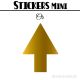 624 Flèches 0,8 cm - Stickers mini gommettes