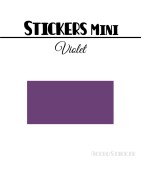 48 Rectangles 4 cm - Stickers étiquettes gommettes