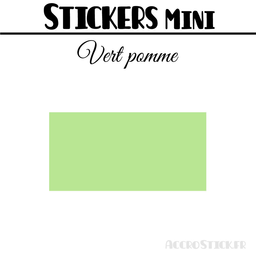 24 Rectangles 5 cm - Stickers étiquettes gommettes