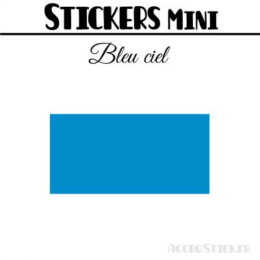 24 Rectangles 6 cm - Stickers étiquettes gommettes