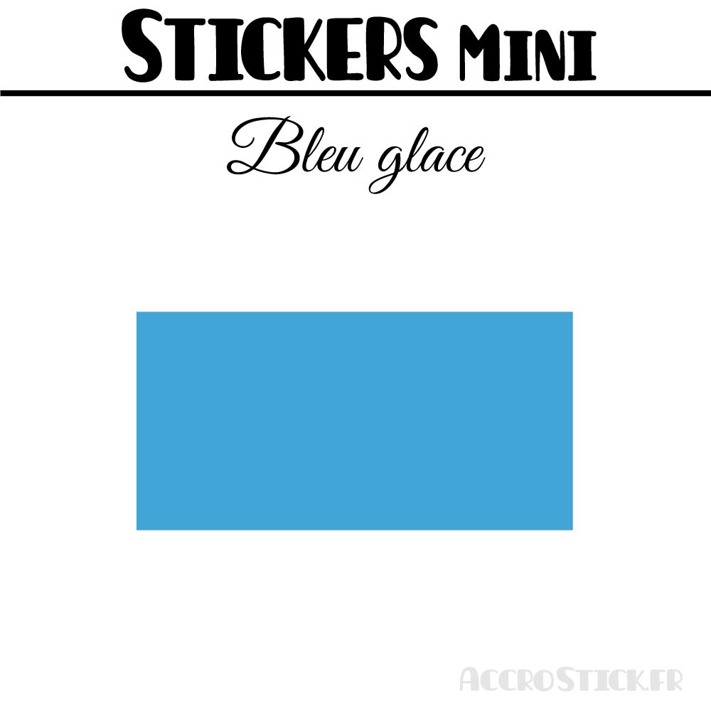 24 Rectangles 6 cm - Stickers étiquettes gommettes