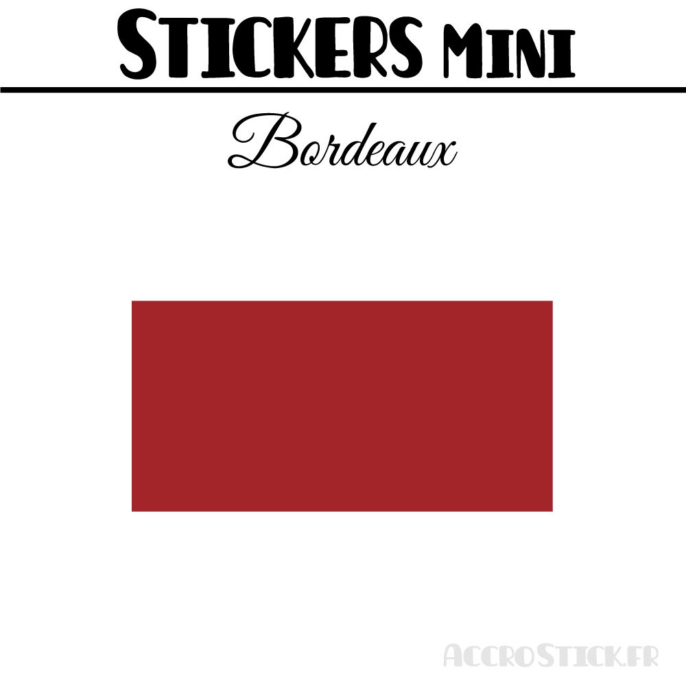 24 Rectangles 6 cm - Stickers étiquettes gommettes